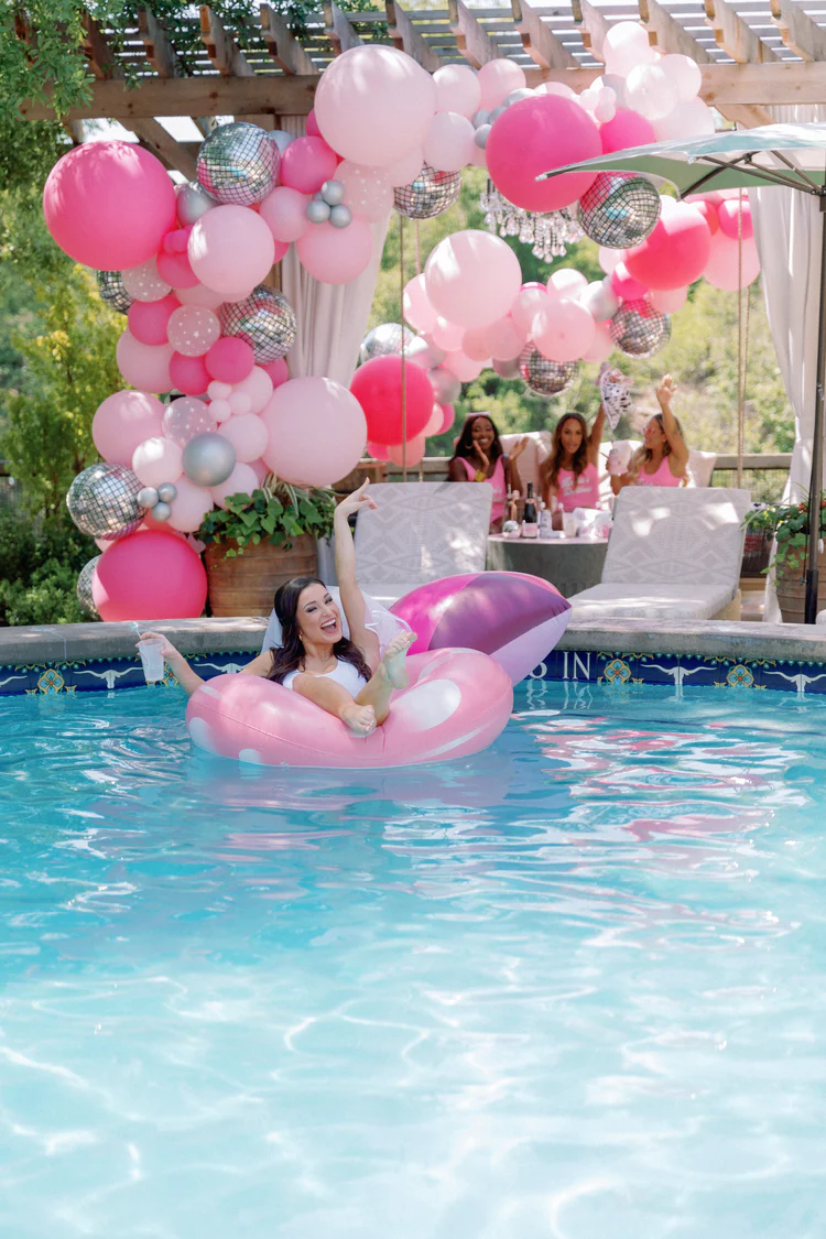 Bachelorette party Jamaica poolside