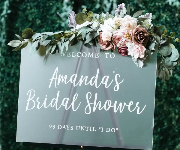 Welcome Sign - Bridal Shower Jamaica